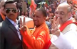 BJP’s Yogi Adityanath Stars in Amit Shah’s big road show in Gorakhpur